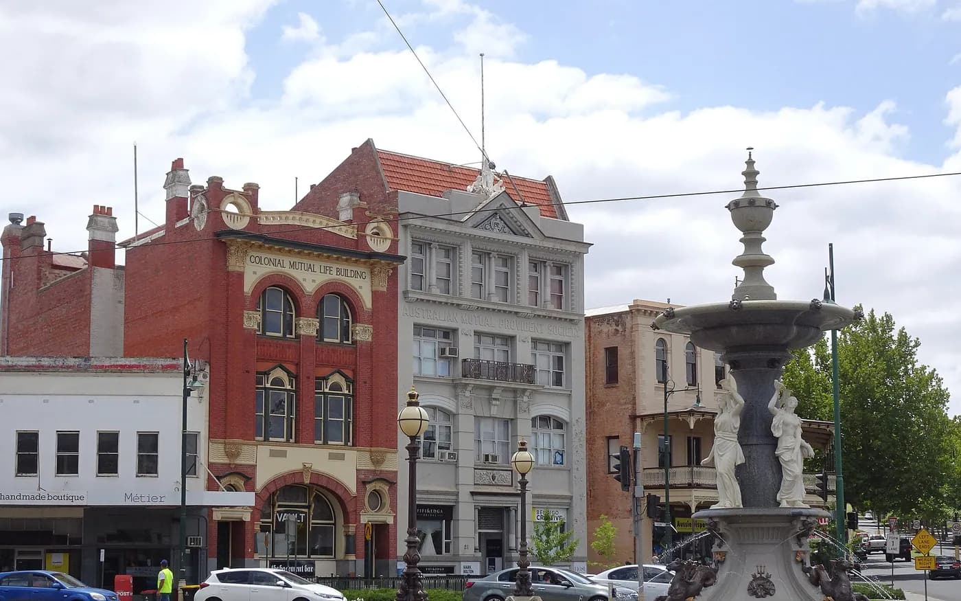 View of Bendigo in Victoria