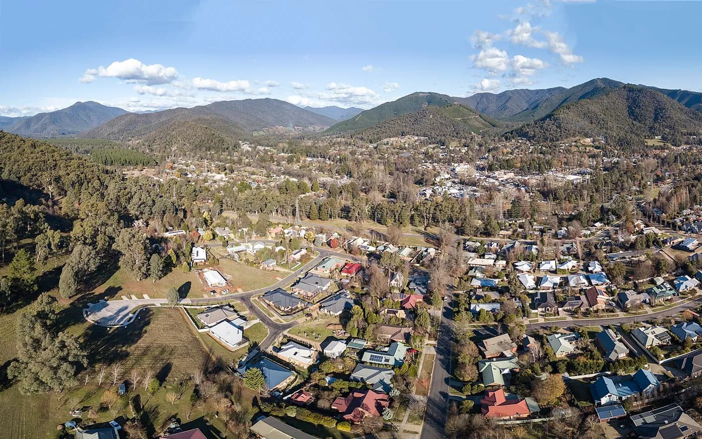 View of Bright in Victoria
