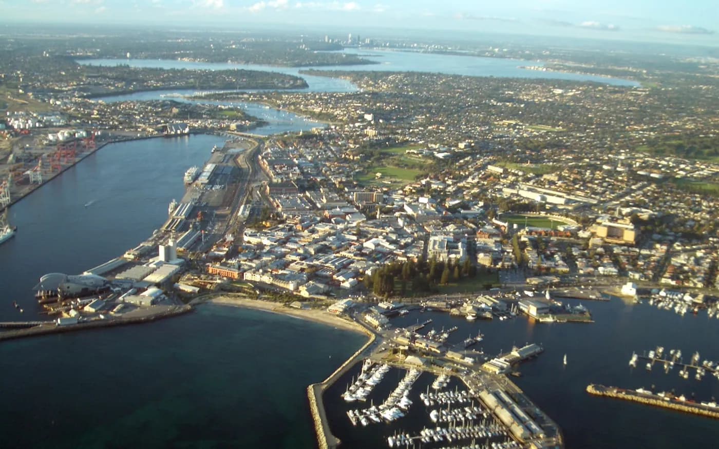 View of Fremantle in Western Australia