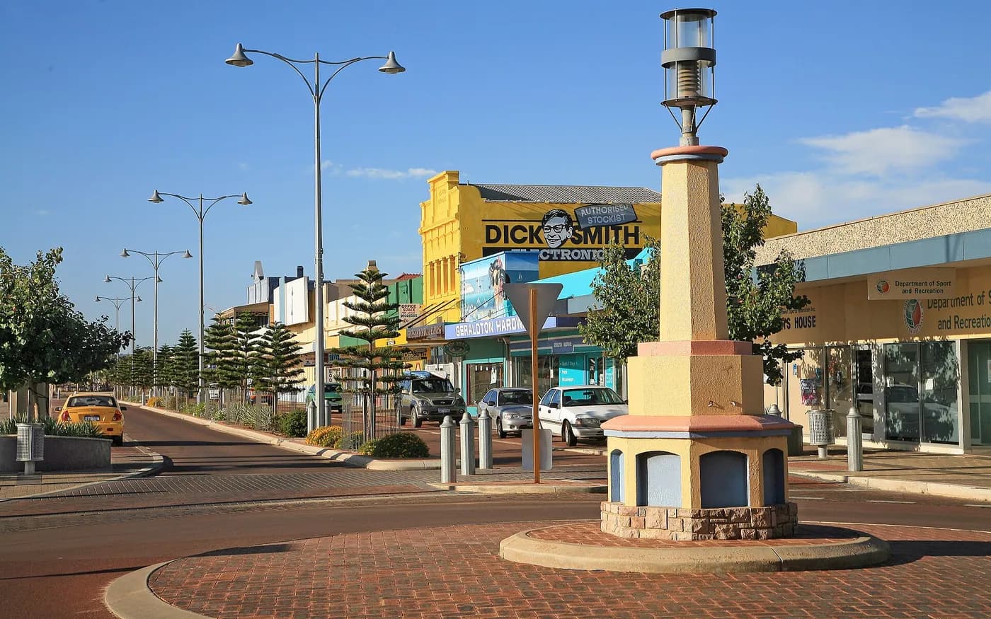 View of Geraldton in Western Australia