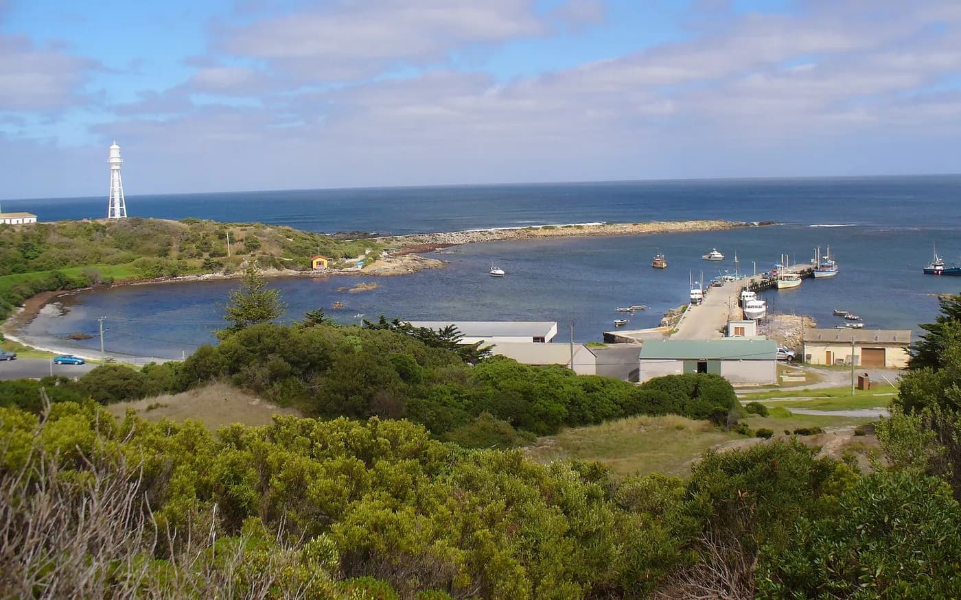View of King Island in Tasmania