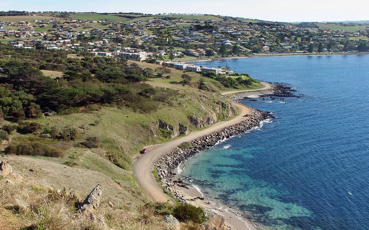 View of Victor Harbor in South Australia
