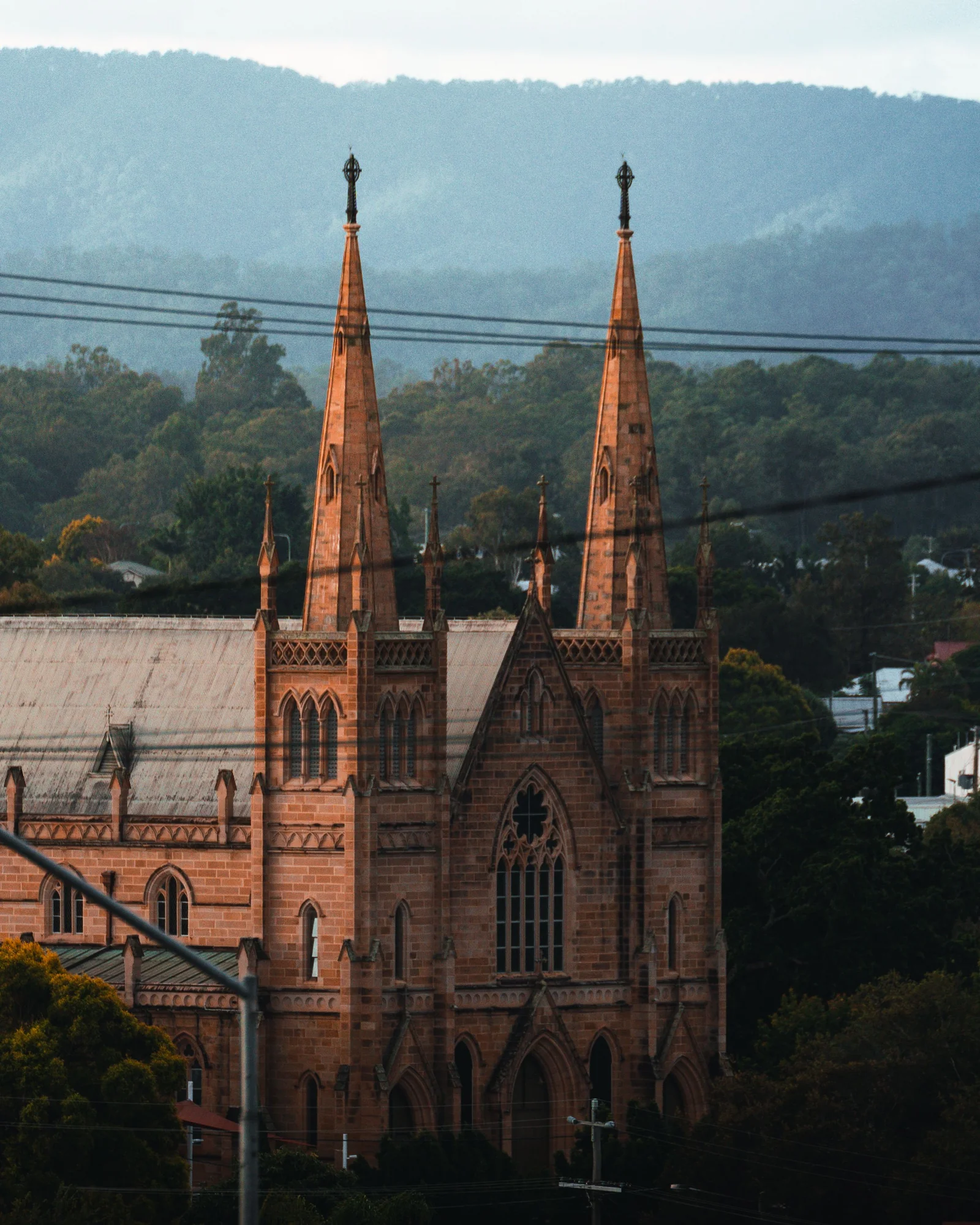St Mary's Catholic Church among greenery in Ipswich, Queensland