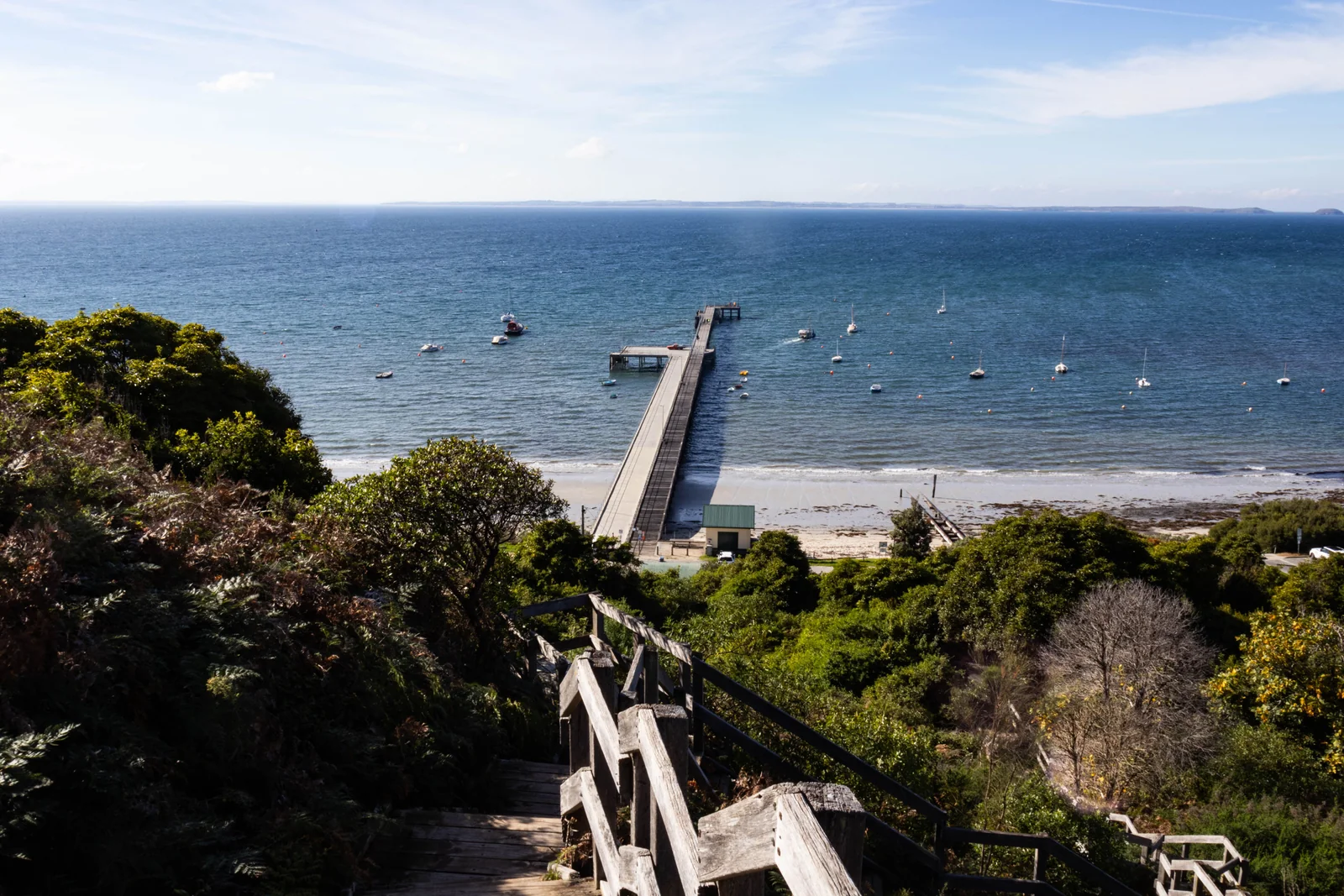 Flinders Pier and beach on the Mornington Peninsula