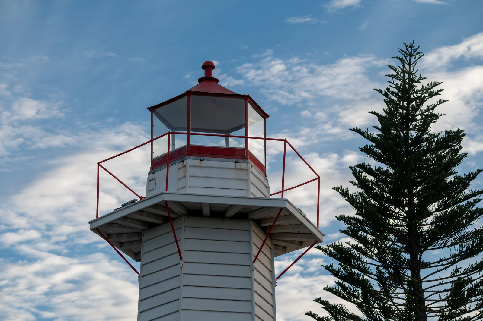 Historic Cleveland Point lighthouse on the Redlands Coast